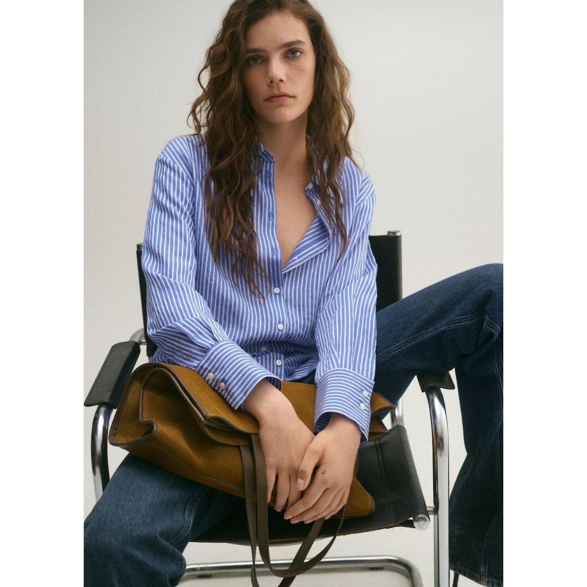 MANGO - Blusa Casual Mujer Mango