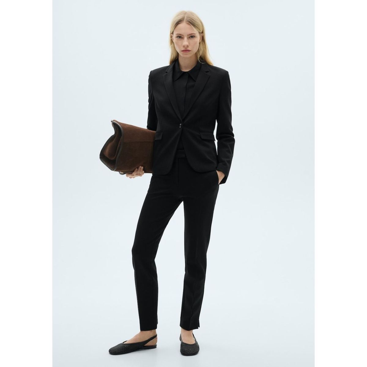 MANGO - Pantalón Casual Mujer Mango.