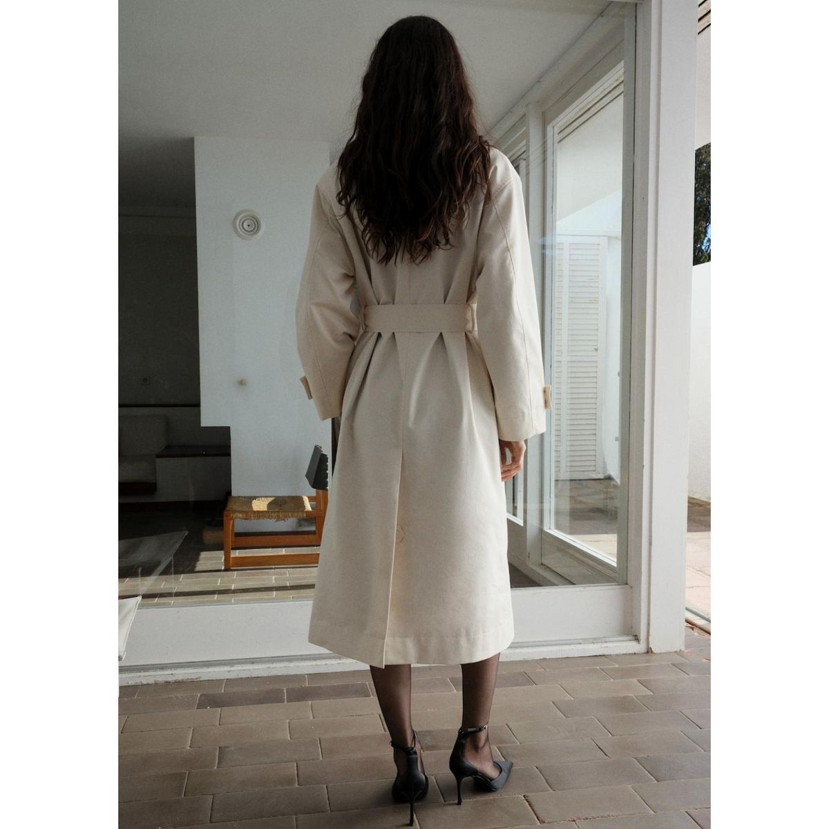 MANGO - Abrigo Algodón Mujer Mango