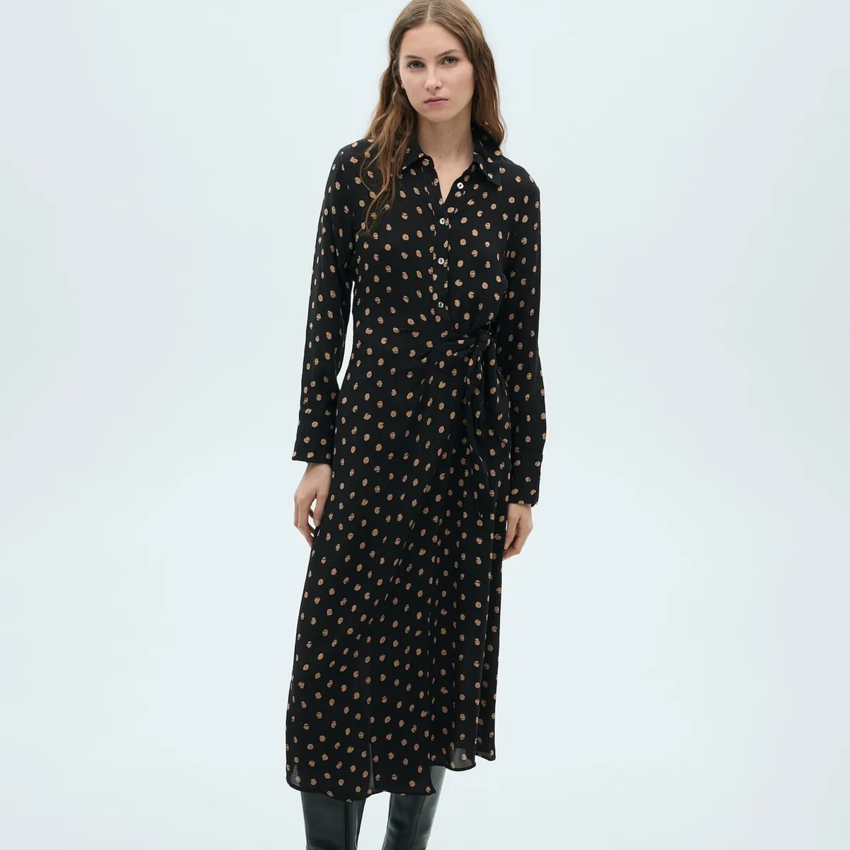 MANGO - Vestido Largo Casual Mujer Mango