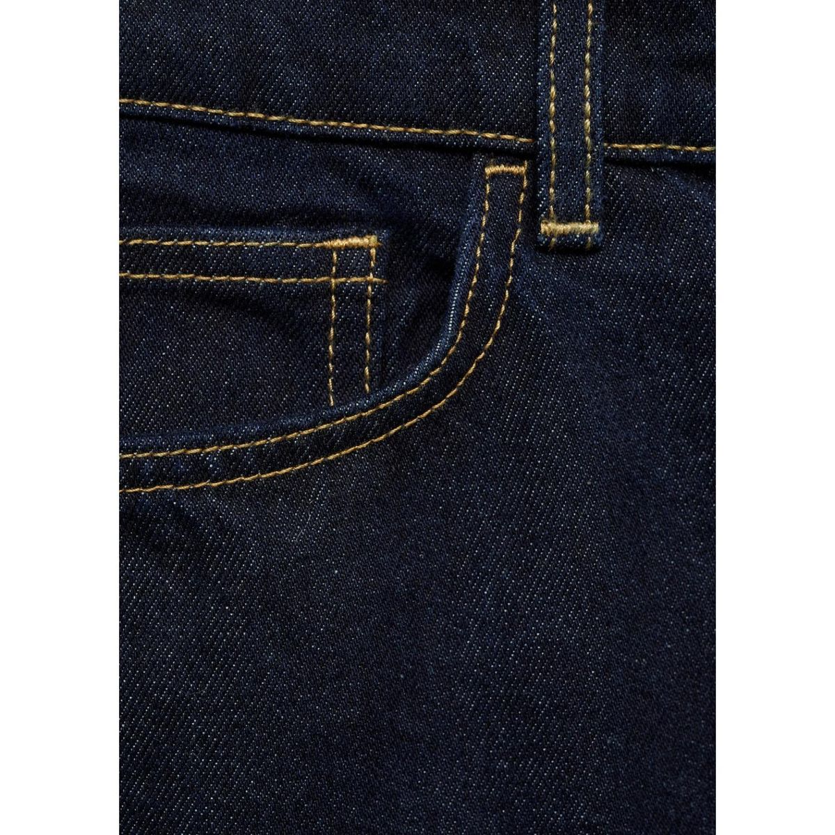 MANGO - Jean Straight Tiro Alto Mujer Mango