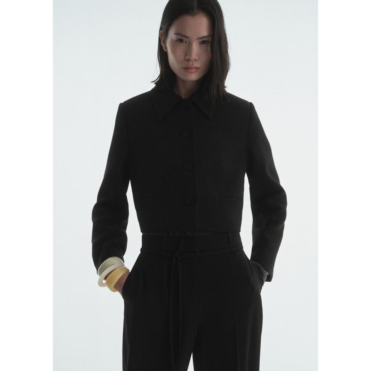 MANGO - Casaca Casual Mujer Mango