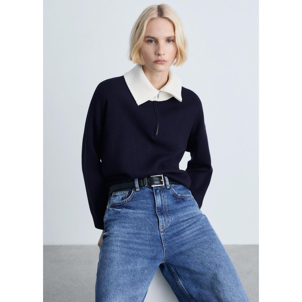 MANGO - Chompa Casual Mujer Mango