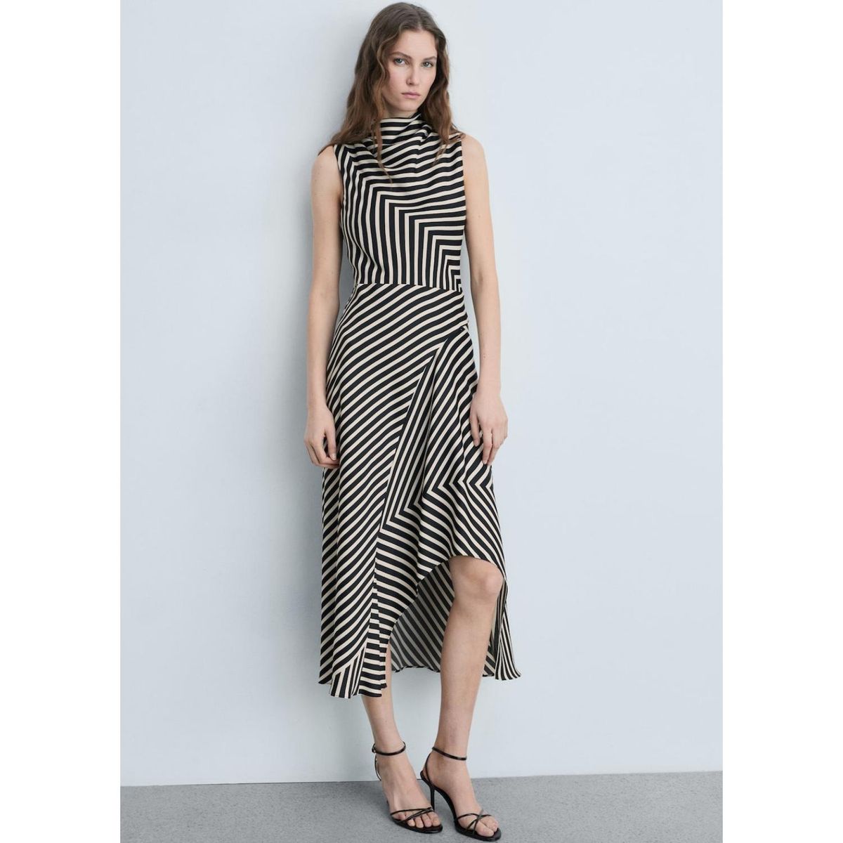 MANGO - Vestido Largo Casual Mujer Mango