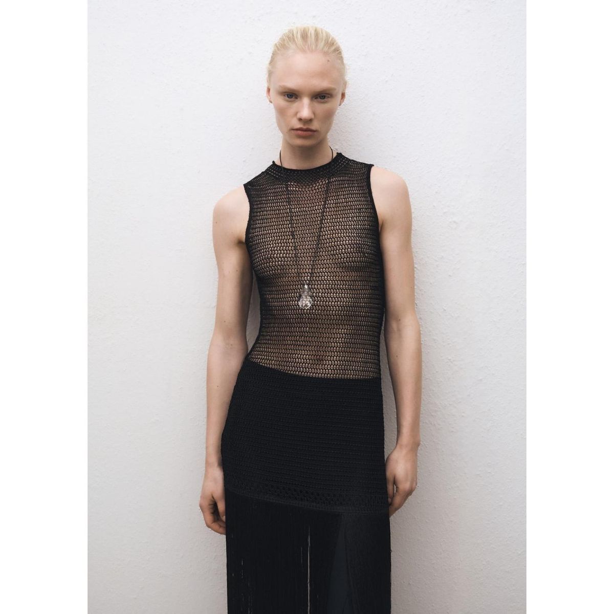 MANGO - Vestido Largo Casual Mujer Mango