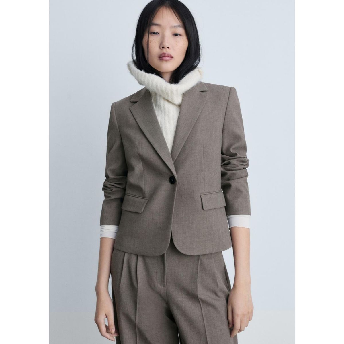 MANGO - Blazer Casual Mujer Mango