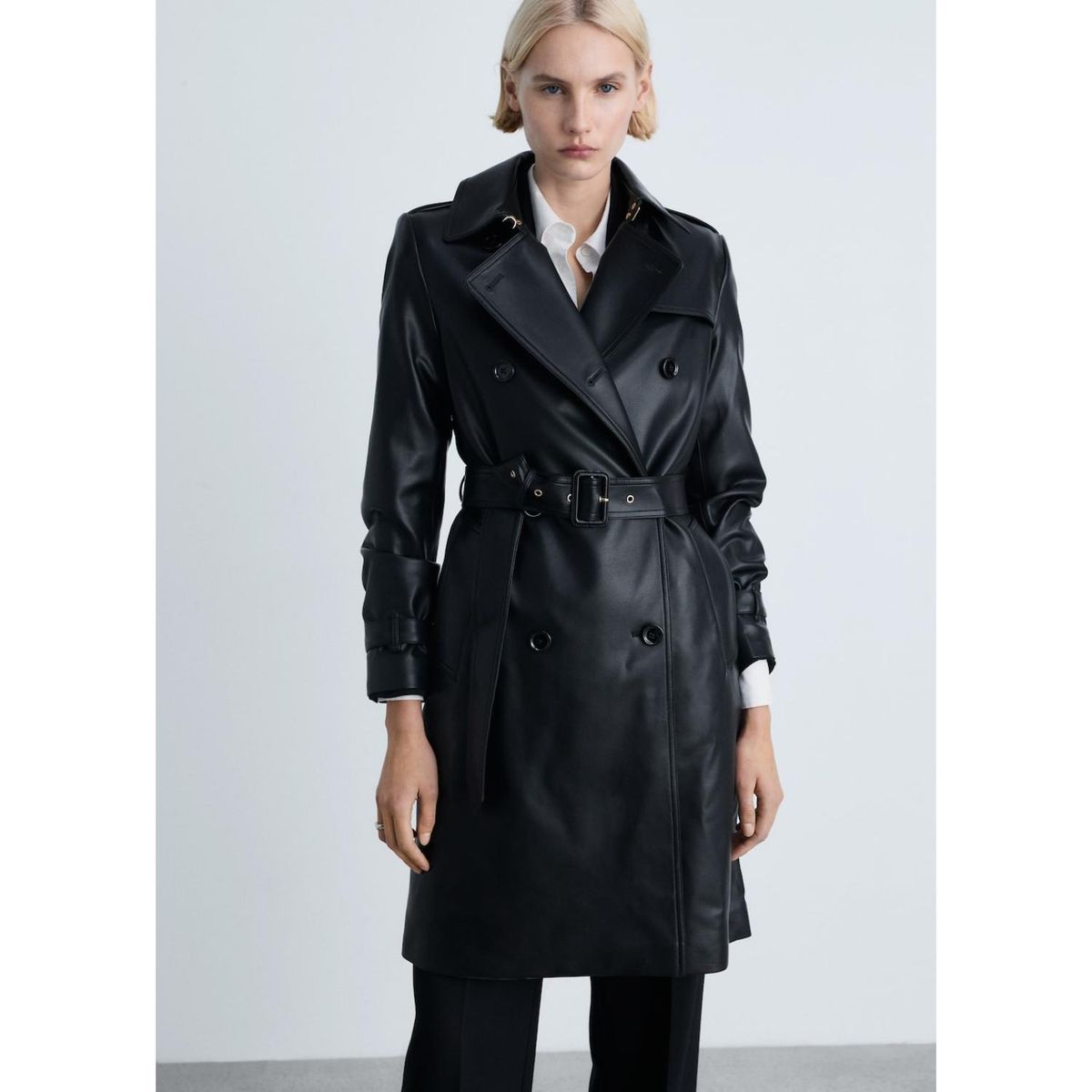 MANGO - Abrigo Casual Mujer Mango