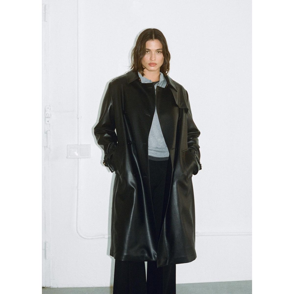 MANGO - Abrigo Casual Mujer Mango