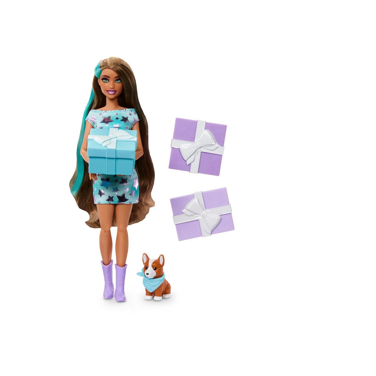 BARBIE - Barbie Party Unboxed Muñeca Fiesta De Mascotas Sorpresa