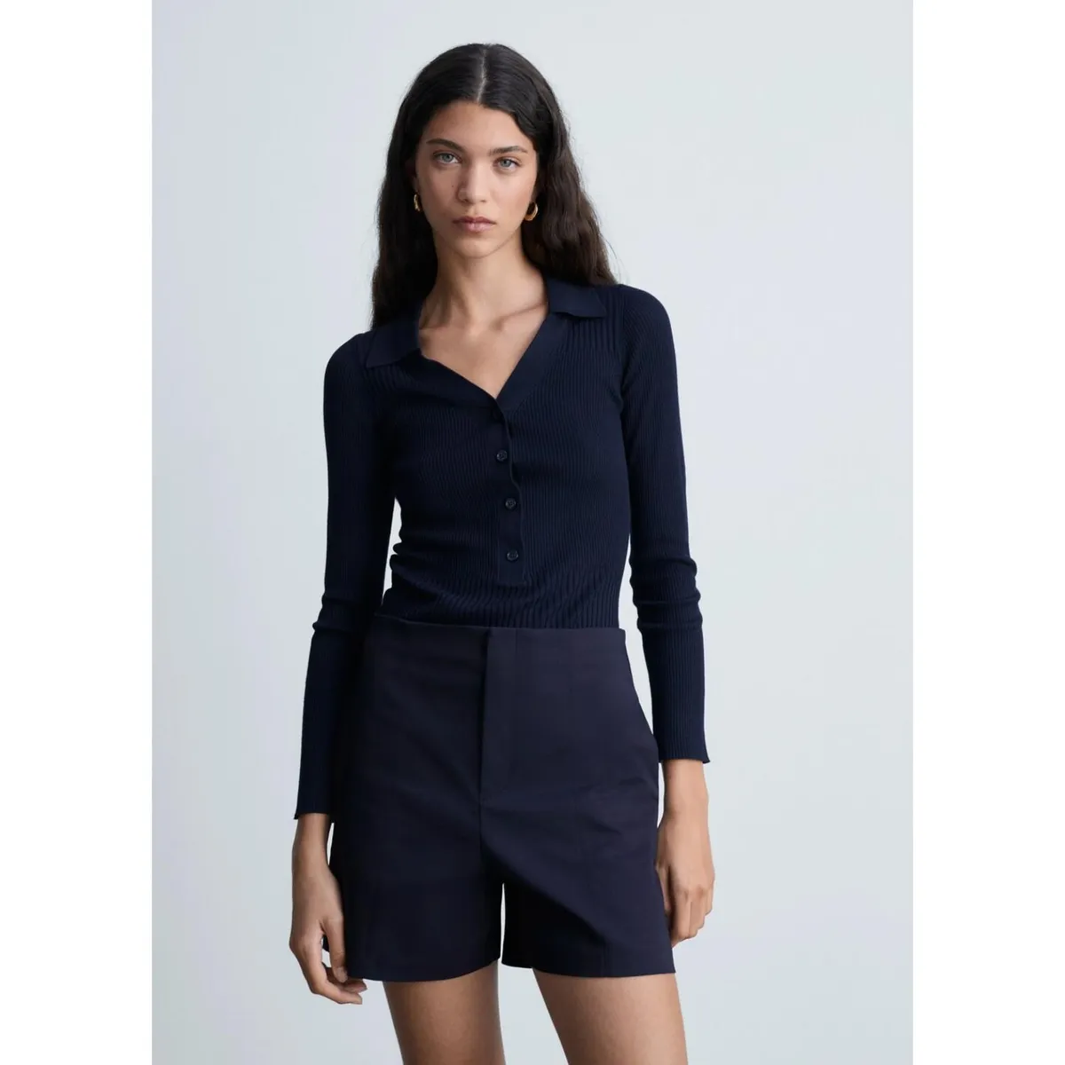 MANGO - Short Algodón Mujer Mango