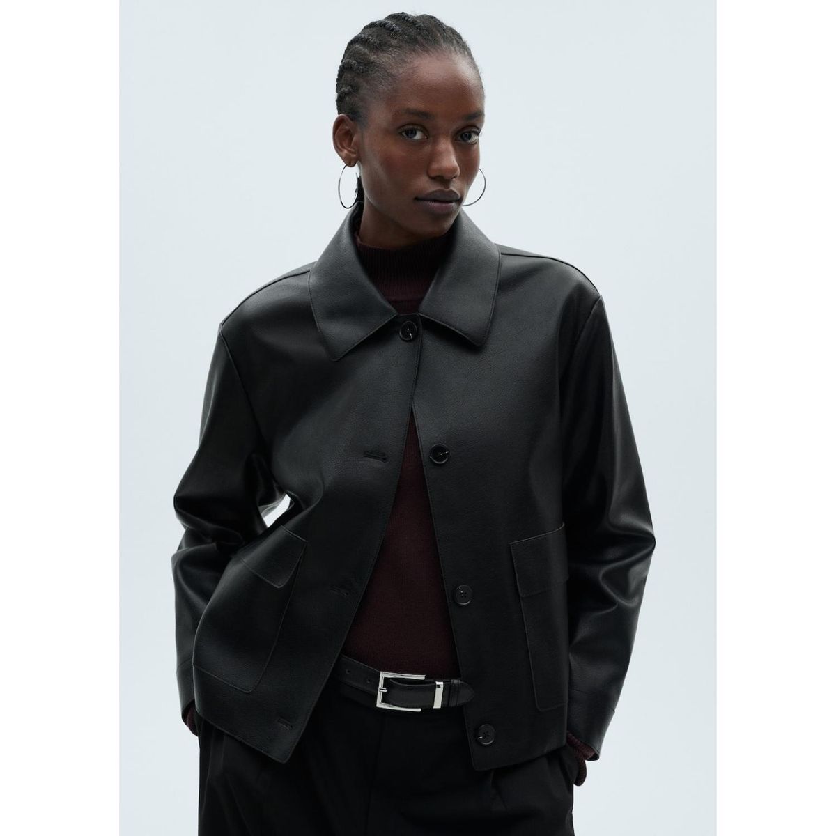 MANGO - Casaca Casual Mujer Mango