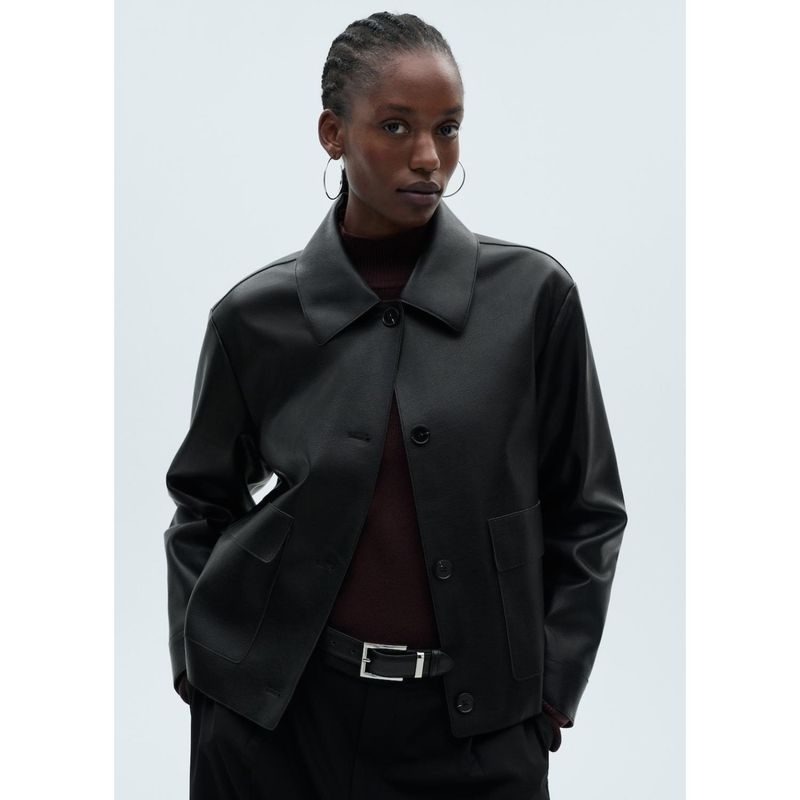 MANGO - Casaca Casual Mujer Mango