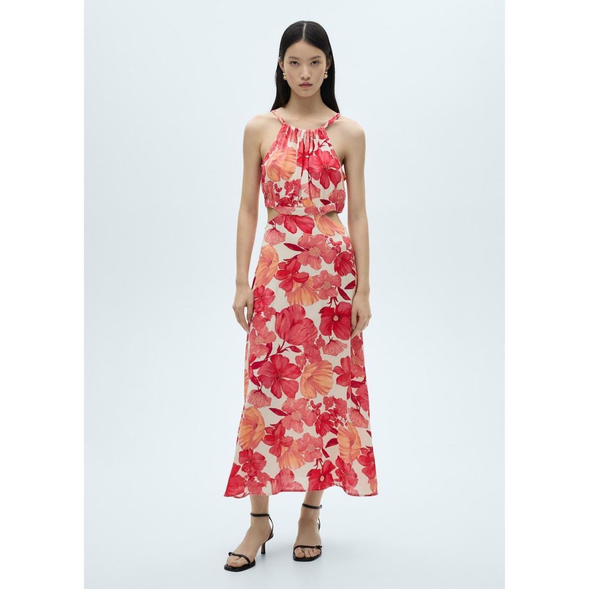 MANGO - Vestido Largo Casual Mujer Mango