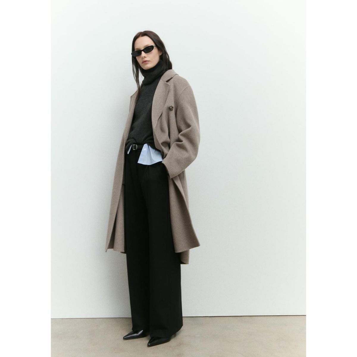 MANGO - Abrigo Casual Mujer Mango