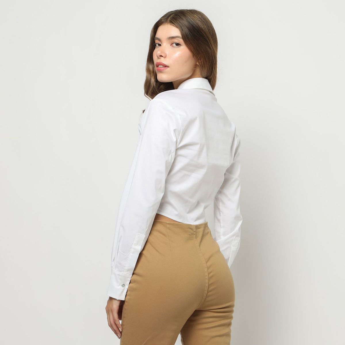 MOSSIMO - Blusa Manga Larga Algodón Mujer Mossimo