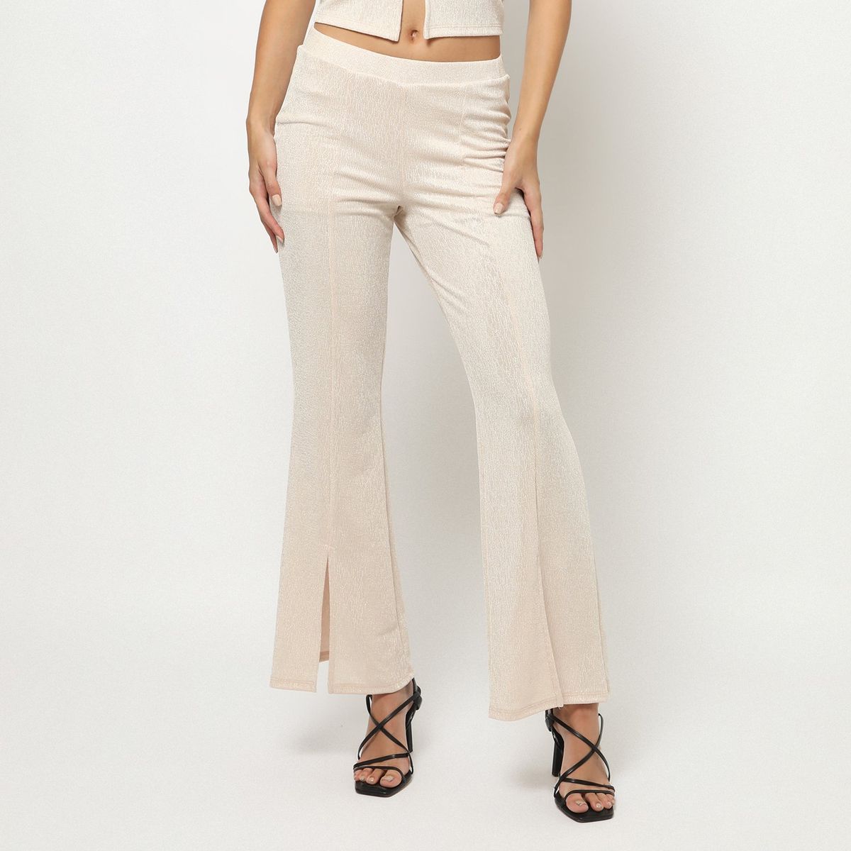 MOSSIMO - Pantalón Flare Casual Mujer Mossimo