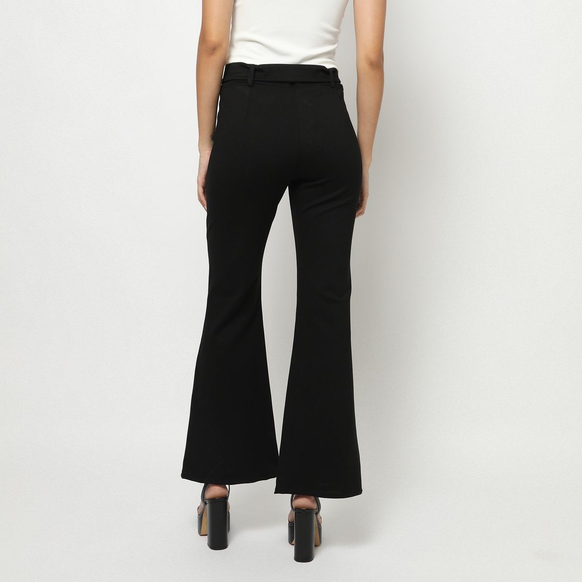 MOSSIMO - Pantalón Flare Casual Mujer Mossimo