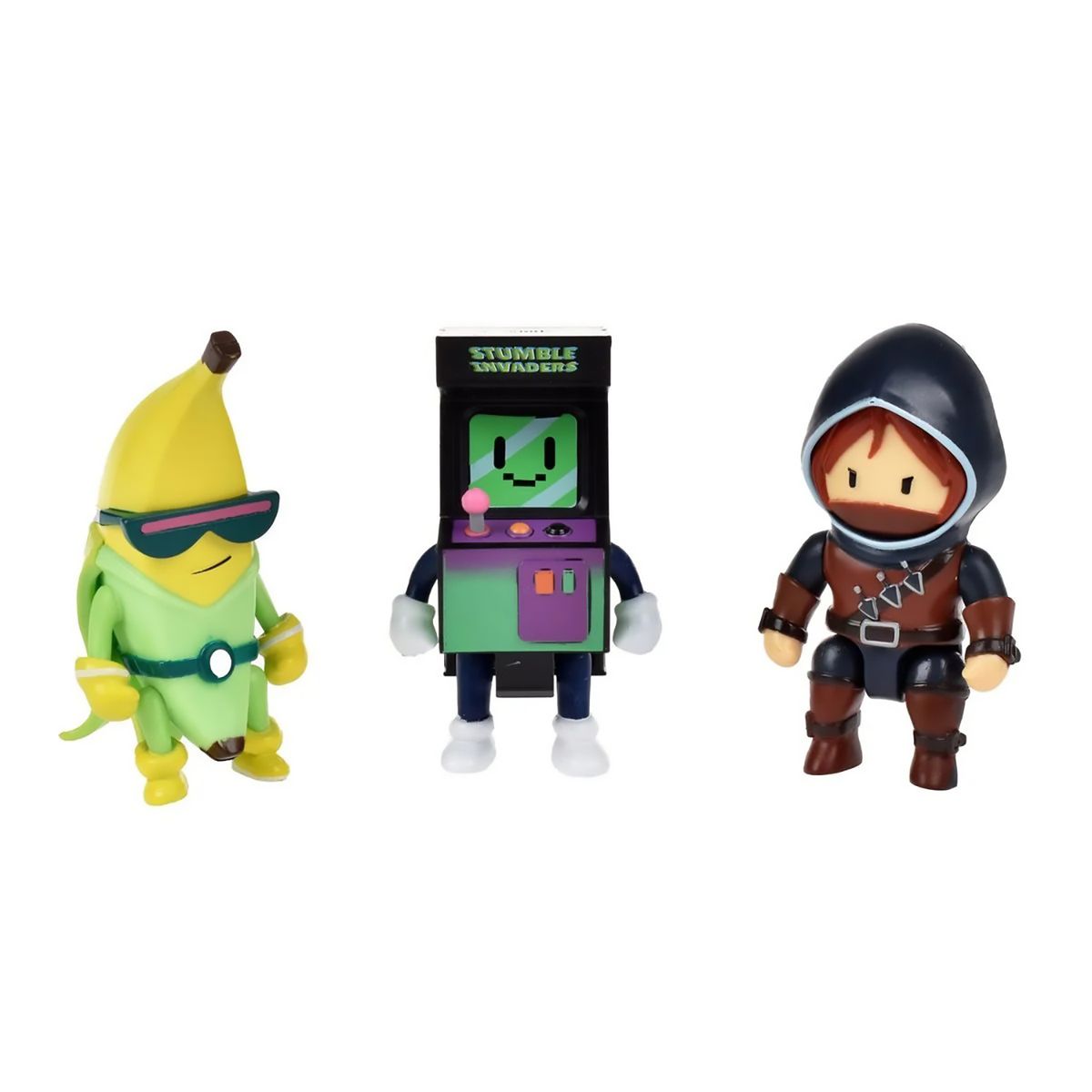 STUMBLE GUYS - Pack 3 Figuras 8cm Articuladas Stumble Guys