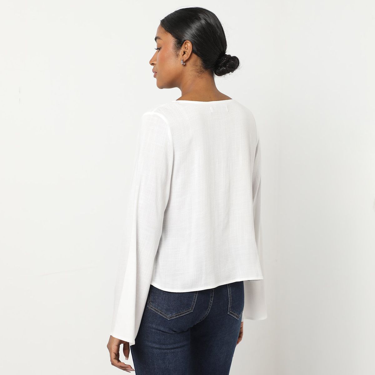 BASEMENT - Top Manga Larga Casual Mujer Basement