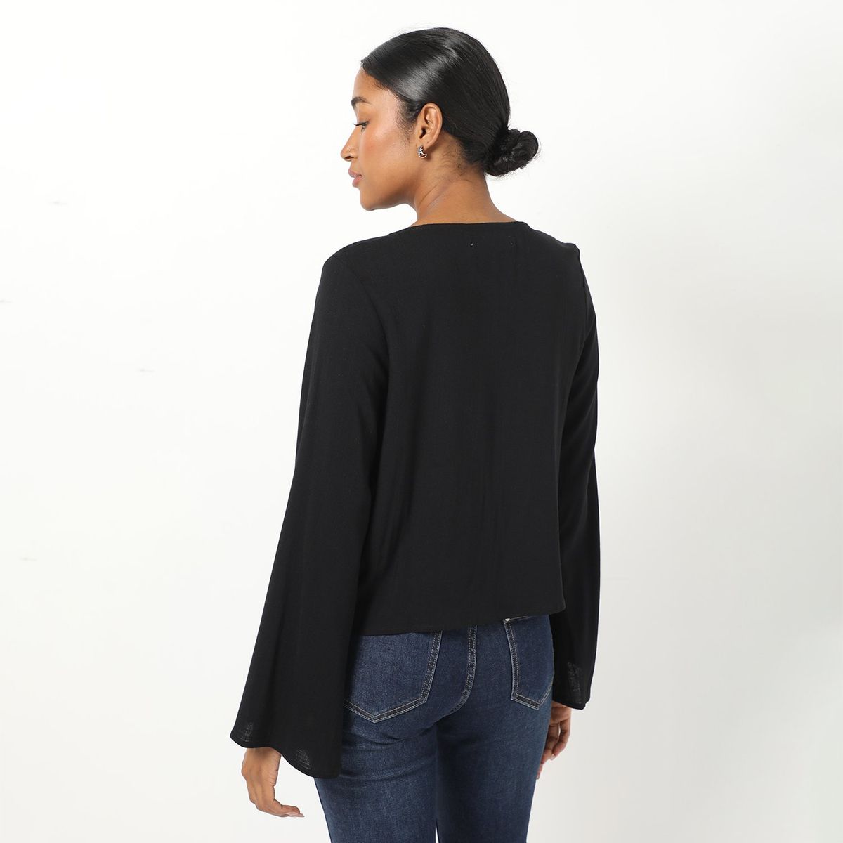 BASEMENT - Top Manga Larga Casual Mujer Basement