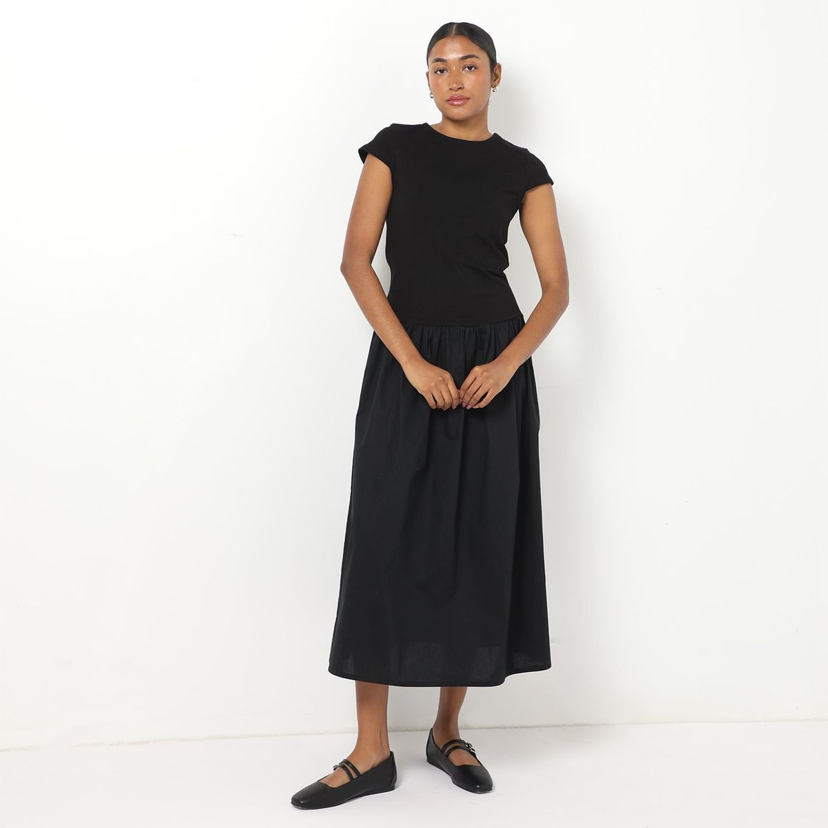 BASEMENT - Vestido Largo Casual Mujer Basement