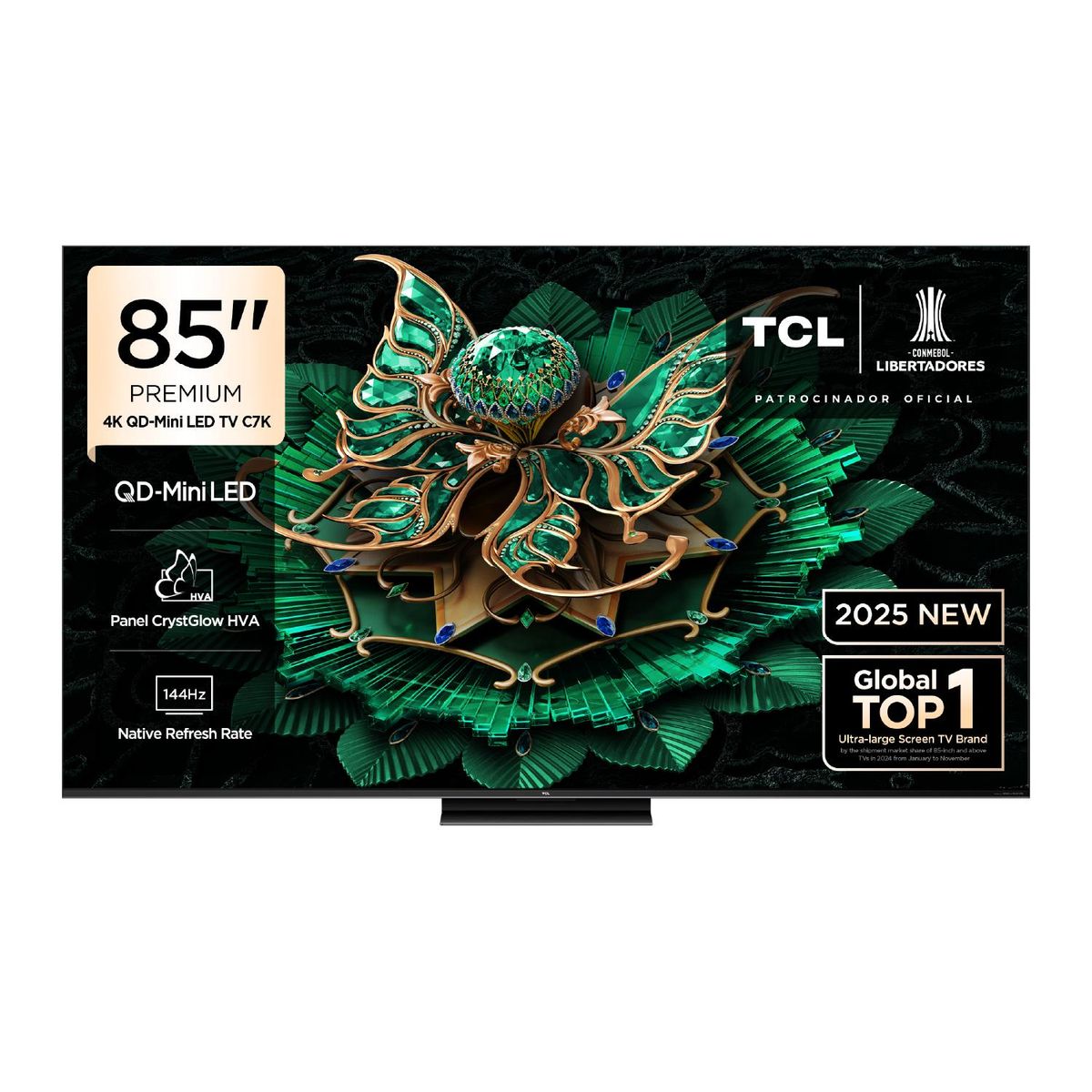 TCL - Televisor Tcl 85" Premium Qd Miniled 4k 85c7k Google Tv