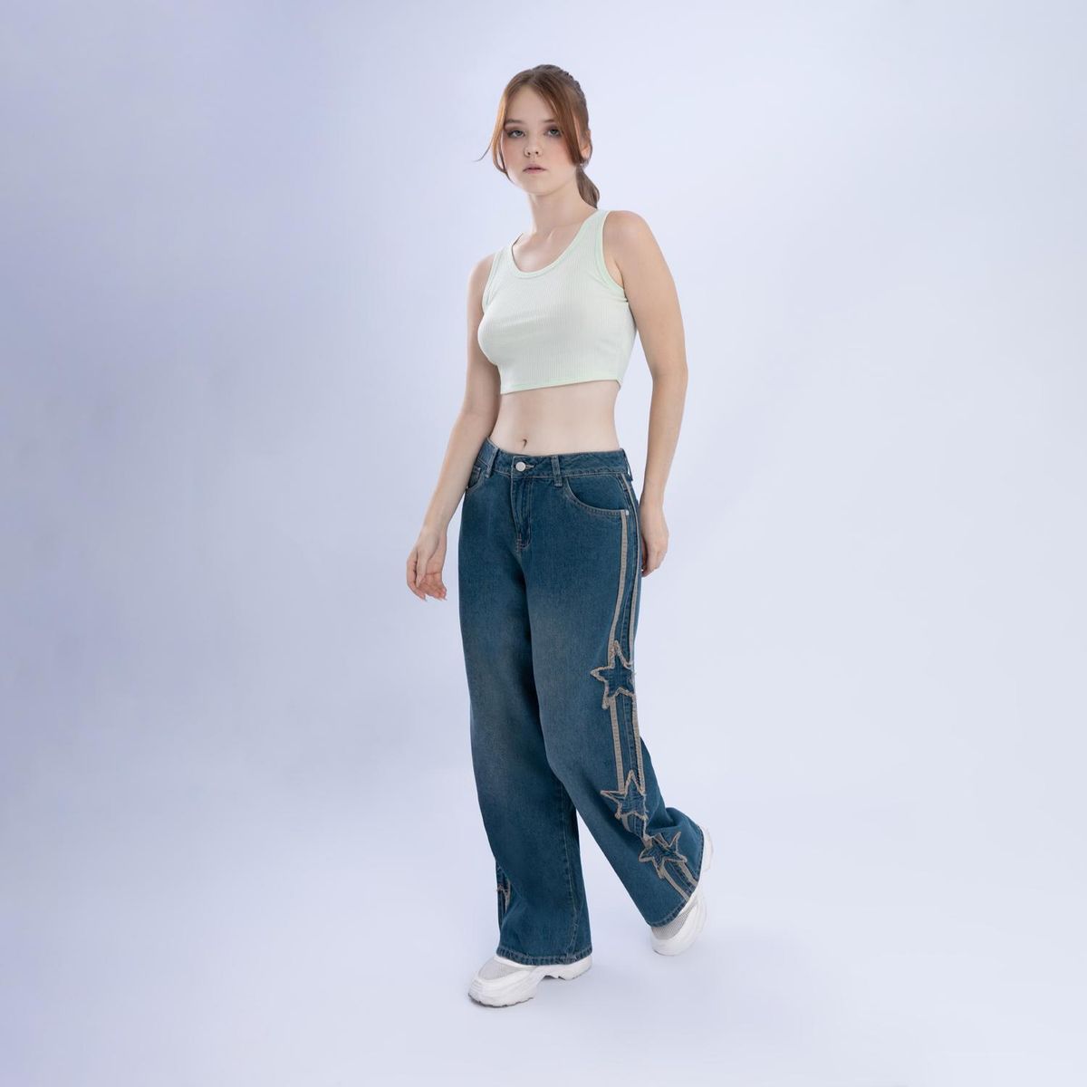 KANSAS - Wide K14944c Bordad 1 Bot Oi25