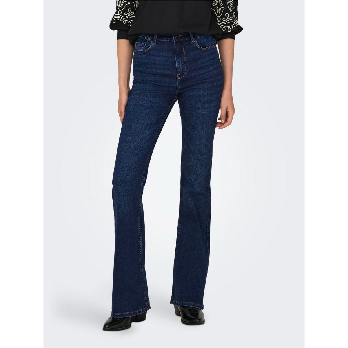 ONLY - Jean Flare Algodón Mujer Only