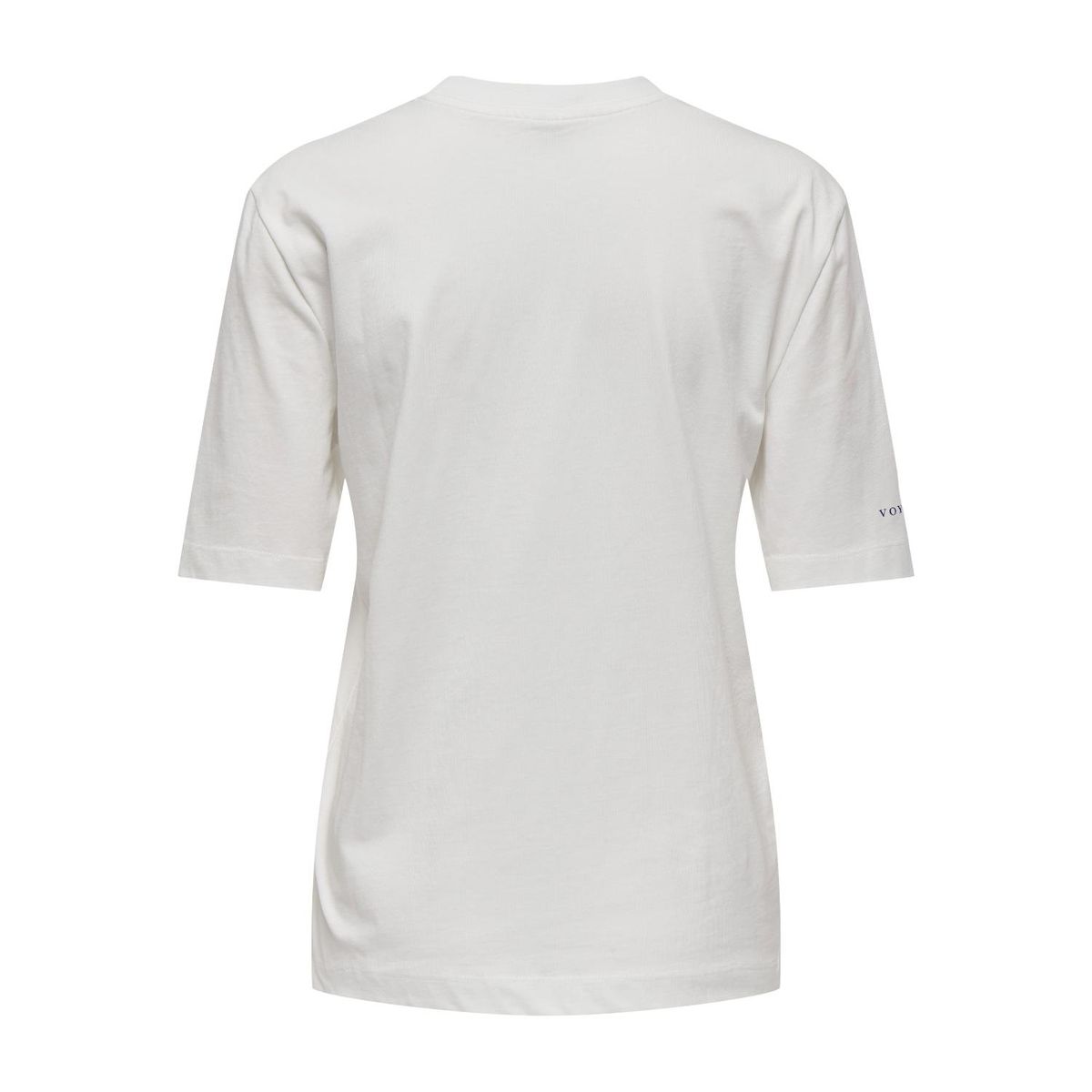 ONLY - Top Manga Corta 100% Algodón Mujer Only