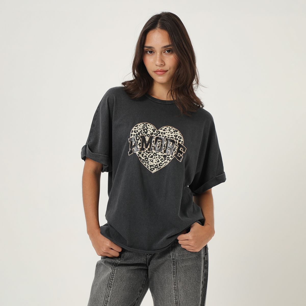 ONLY - Top Manga Corta 100% Algodón Mujer Only