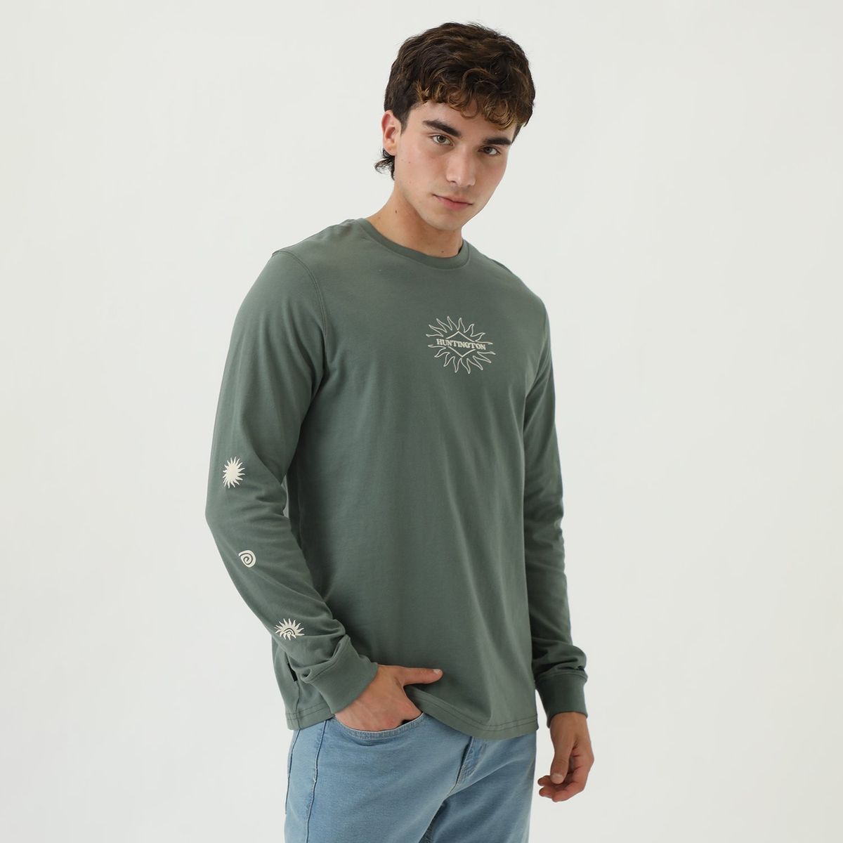 HUNTINGTON - Polo Manga Larga Algodón Huntington