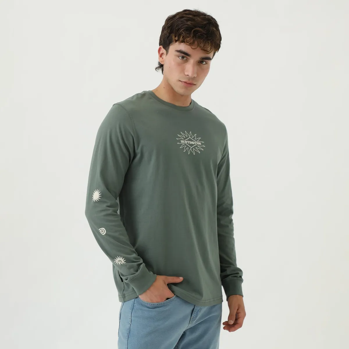 HUNTINGTON - Polo Manga Larga Algodón Huntington