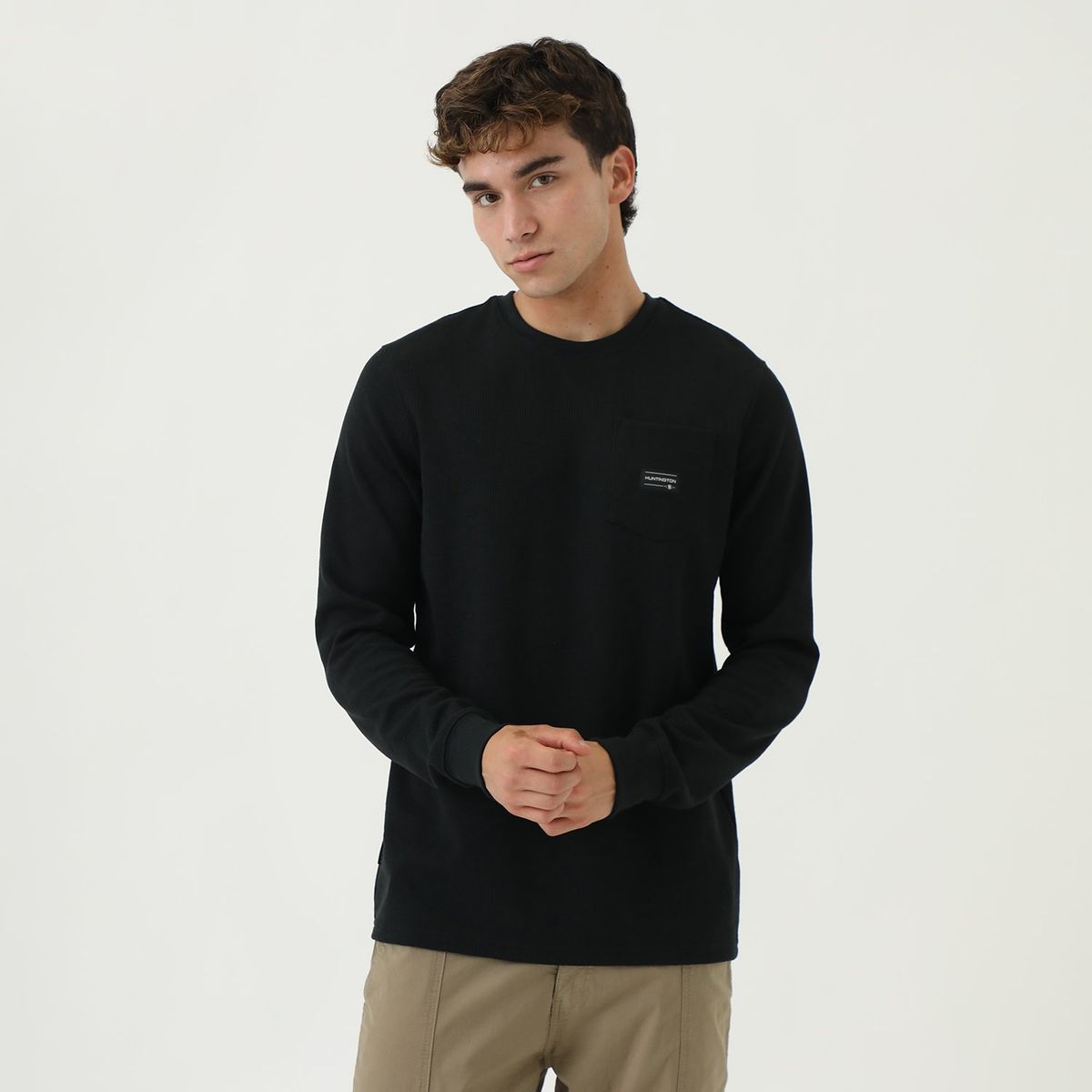 HUNTINGTON - Polo Manga Larga Thermal Huntington