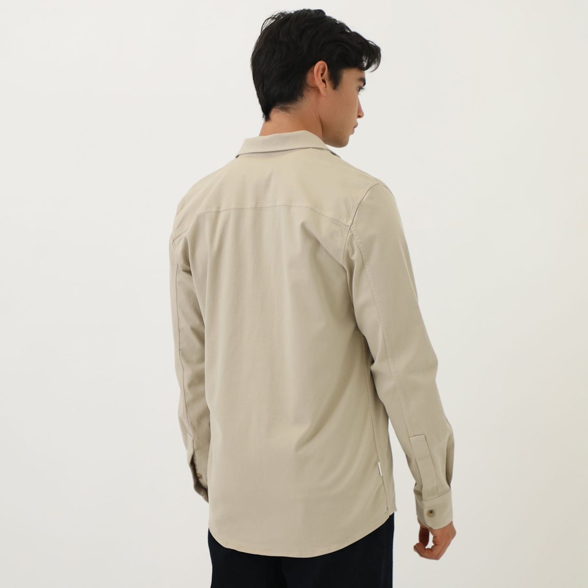 HUNTINGTON - Camisa Algodón Hombre Manga Larga Huntington