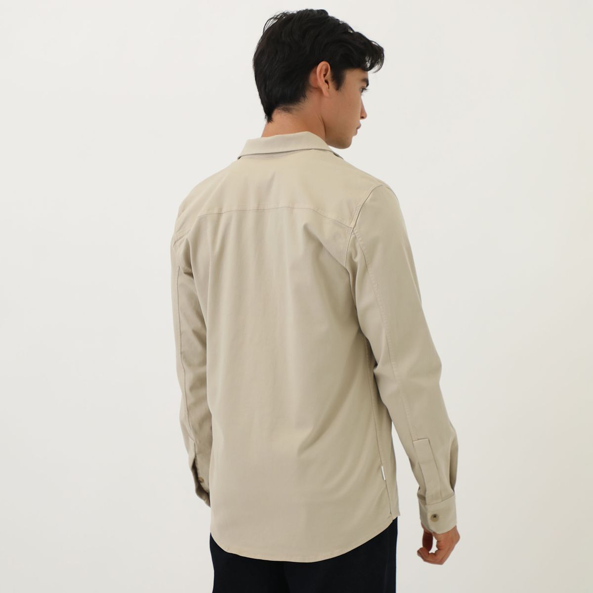 HUNTINGTON - Camisa Algodón Hombre Manga Larga Huntington