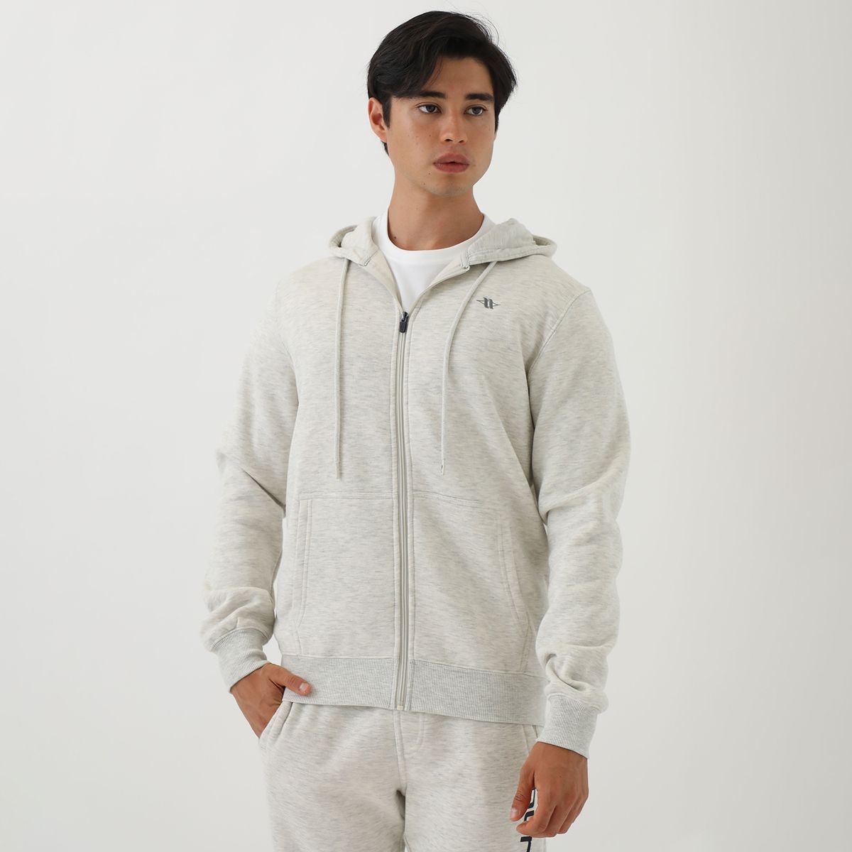 HUNTINGTON - Polera Algodón Hombre Huntington Con Capucha