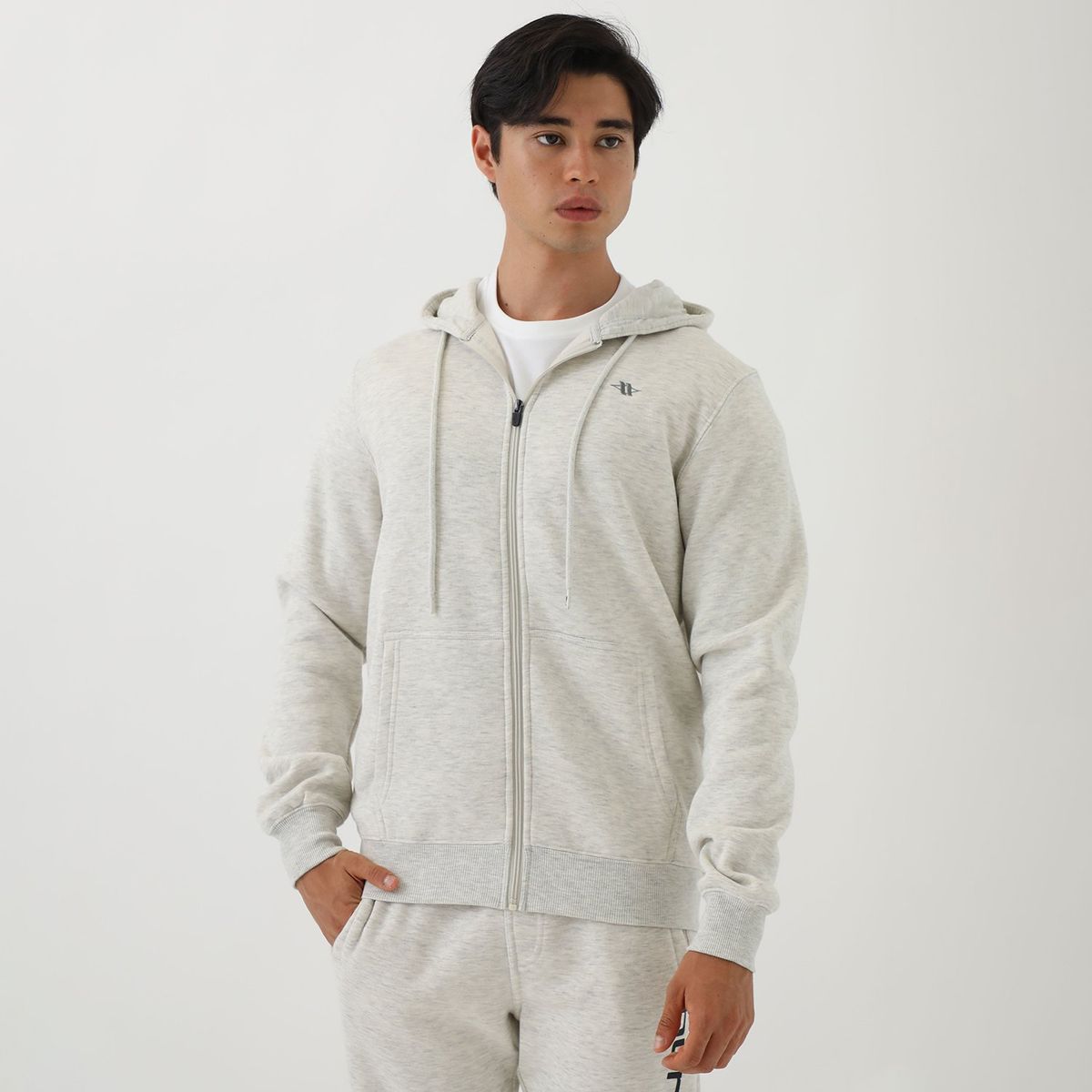 HUNTINGTON - Polera Algodón Hombre Huntington Con Capucha