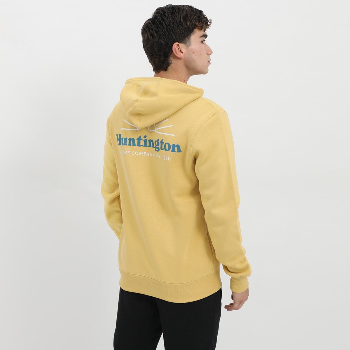 HUNTINGTON - Polera Hombre Con Capucha Huntington