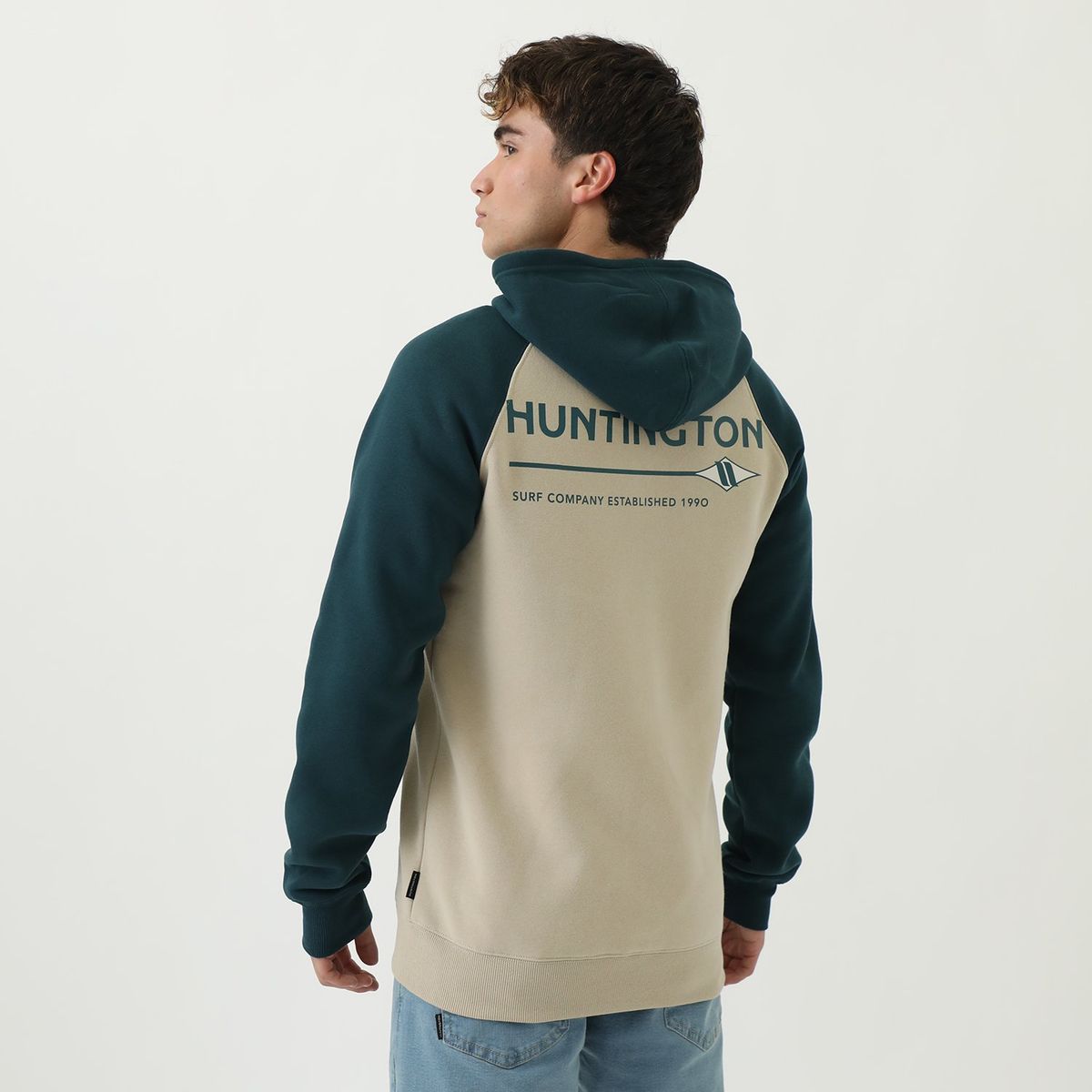 HUNTINGTON - Polera Hombre Con Capucha Huntington