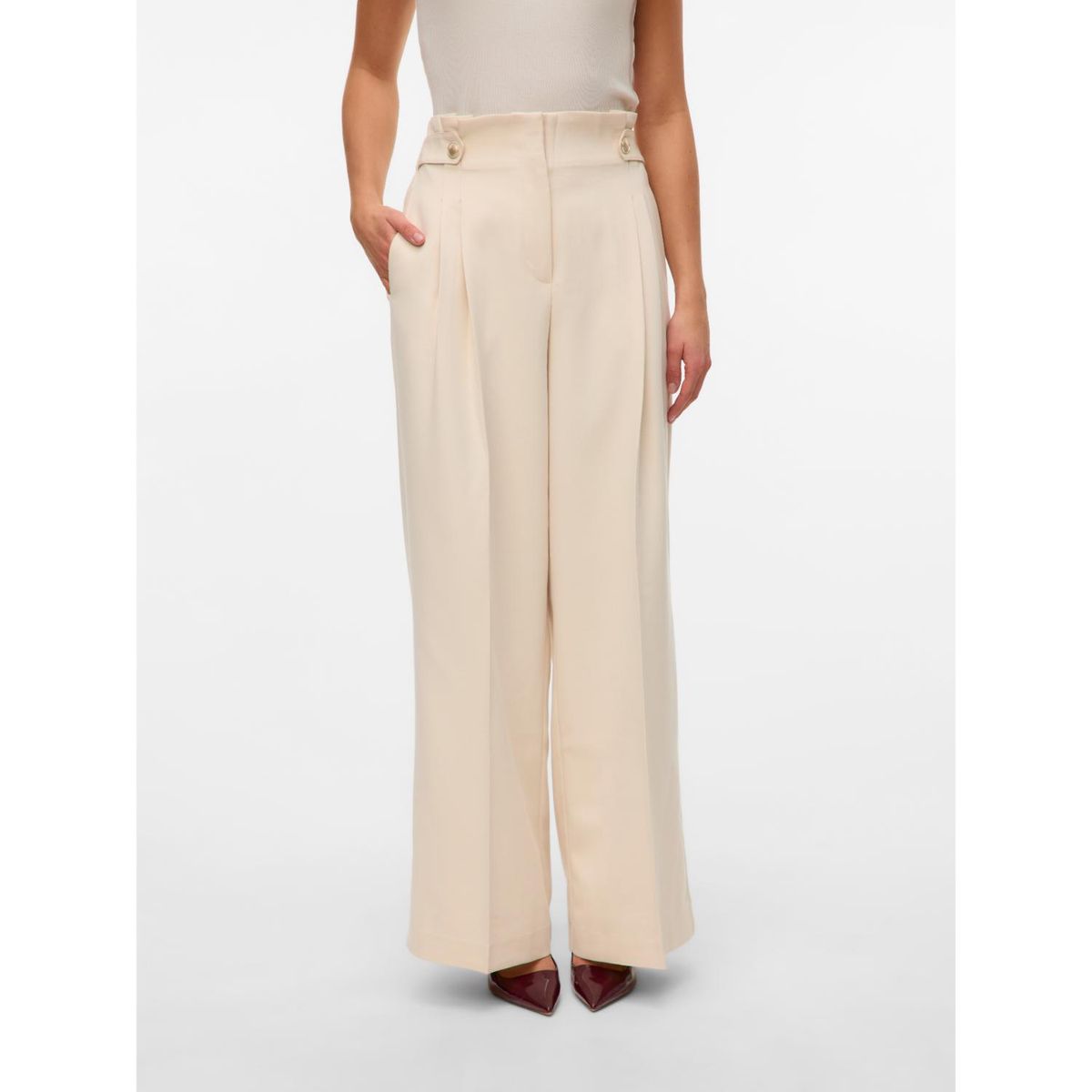 VERO MODA - Pantalón Flare Casual Mujer Vero Moda