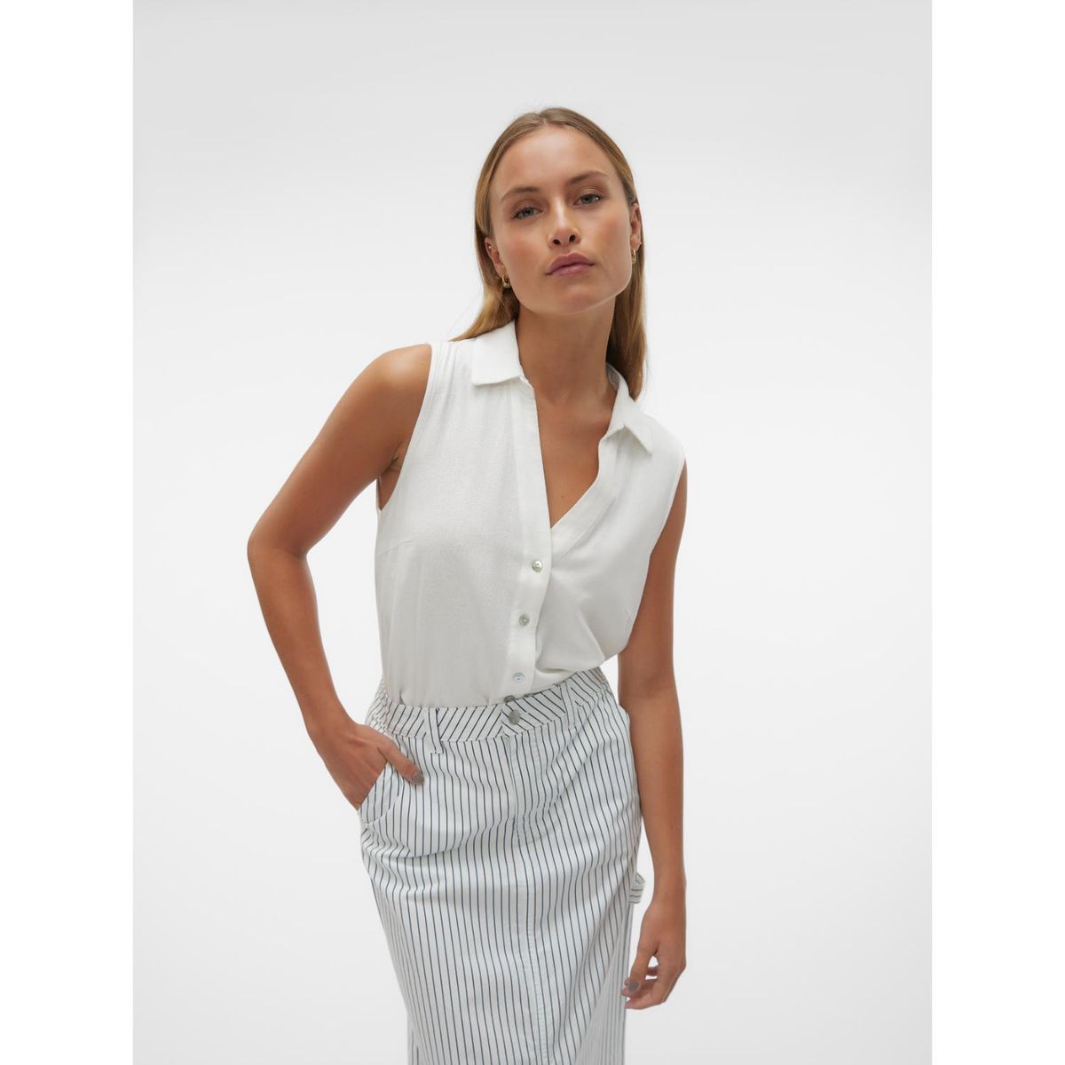 VERO MODA - Top Sin Mangas Casual Mujer Vero Moda