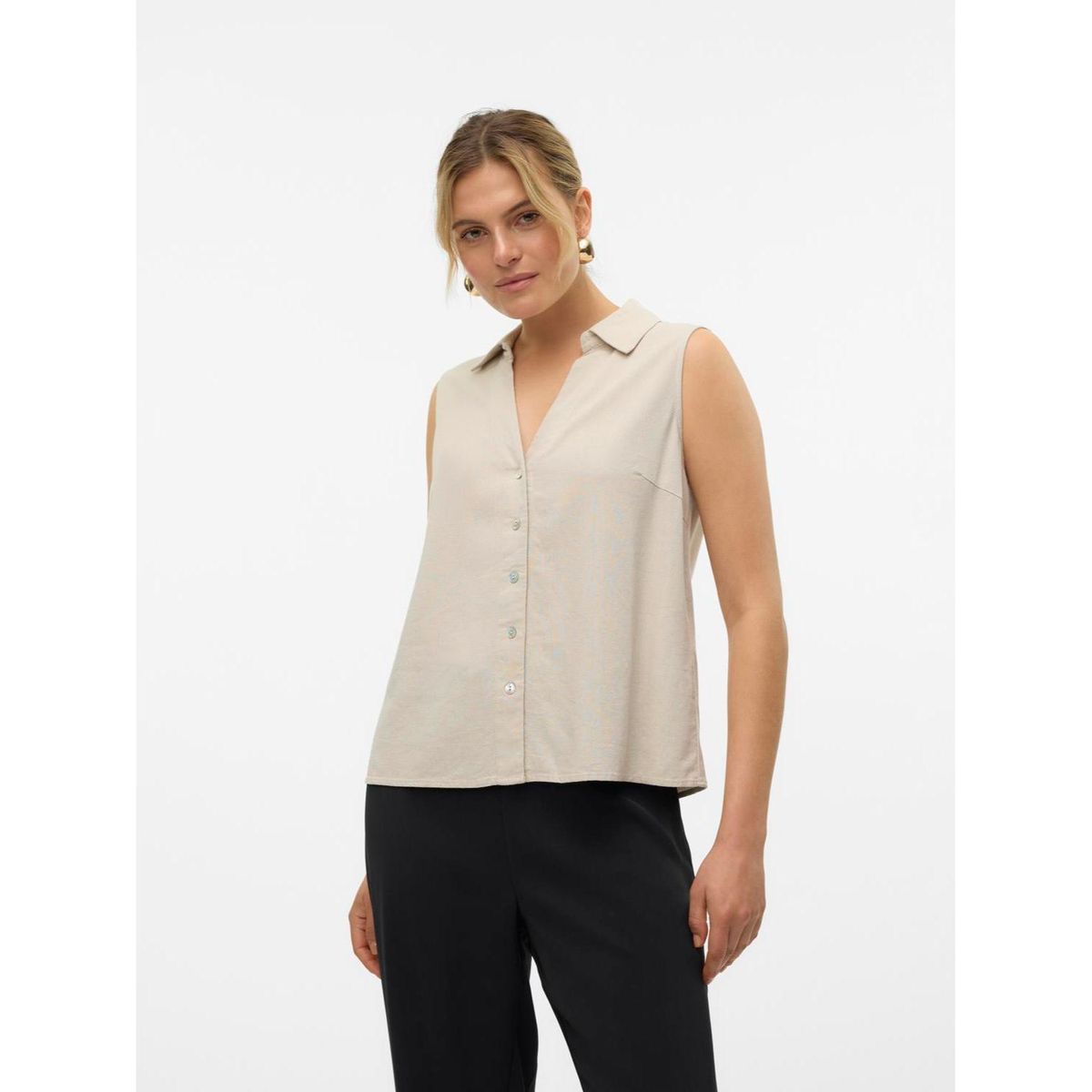 VERO MODA - Top Sin Mangas Casual Mujer Vero Moda