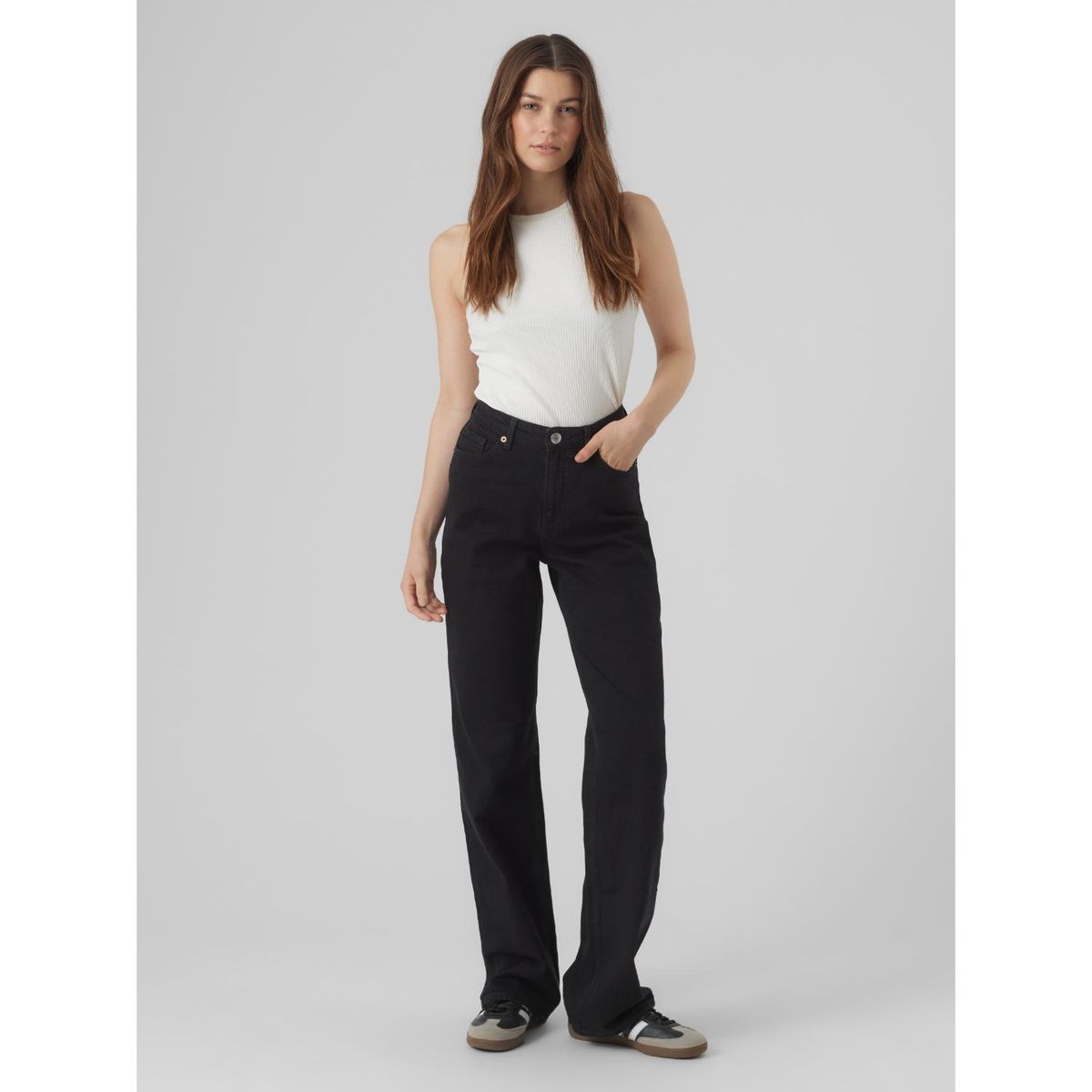 VERO MODA - Jean Wide Algodón Mujer Vero Mosa