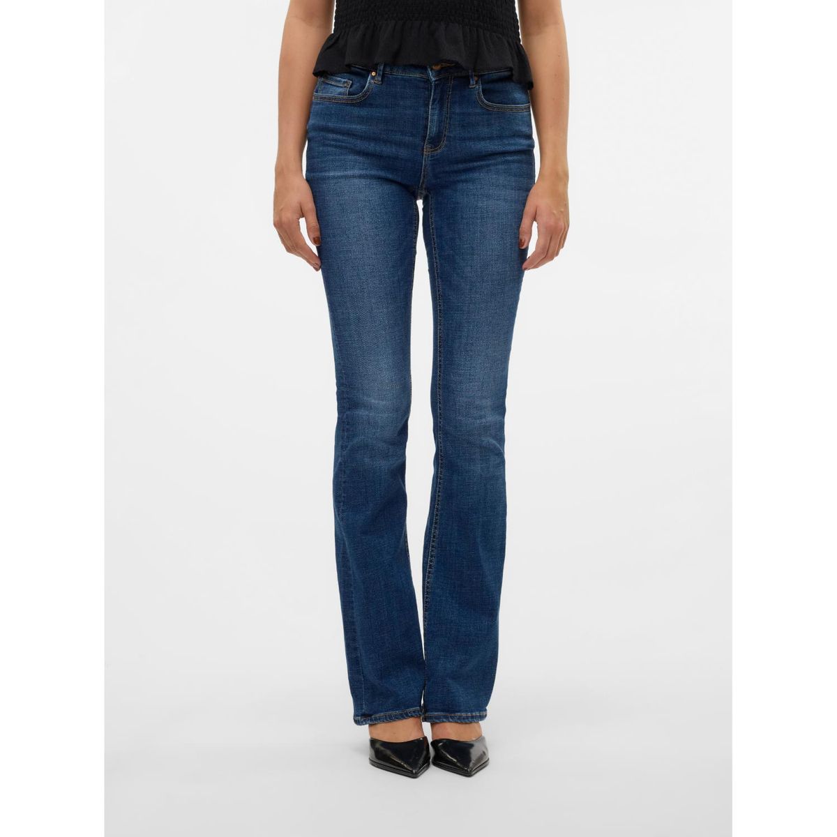 VERO MODA - Jean Flare Algodón Mujer Vero Mosa