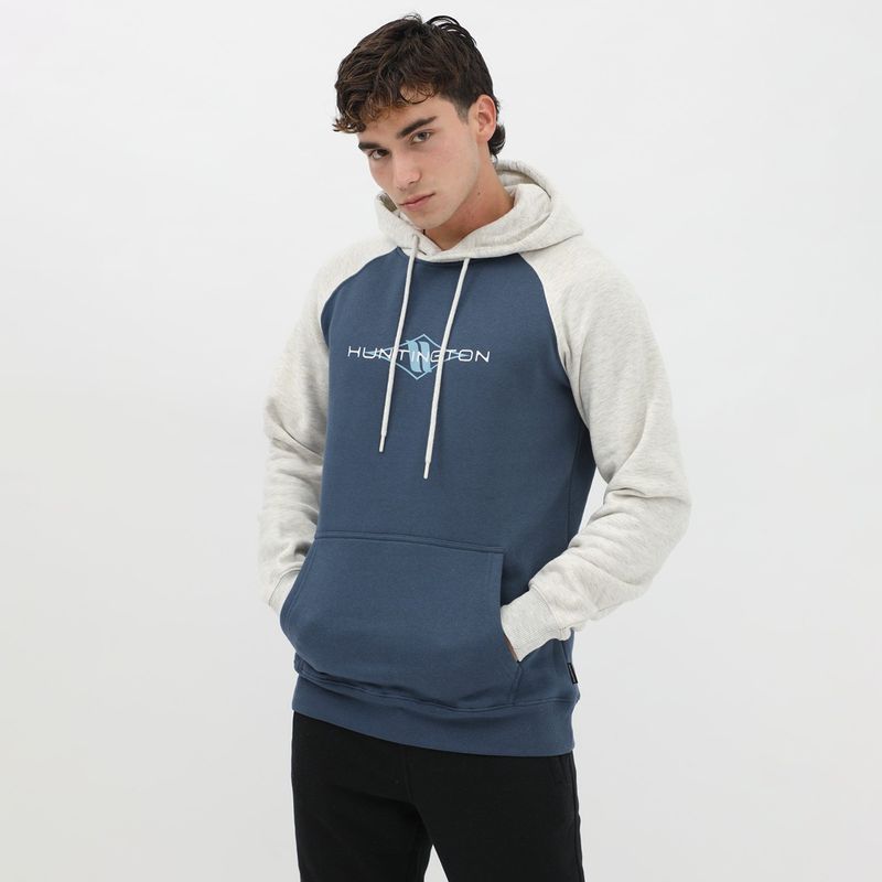 HUNTINGTON - Polera Hombre Con Capucha Huntington