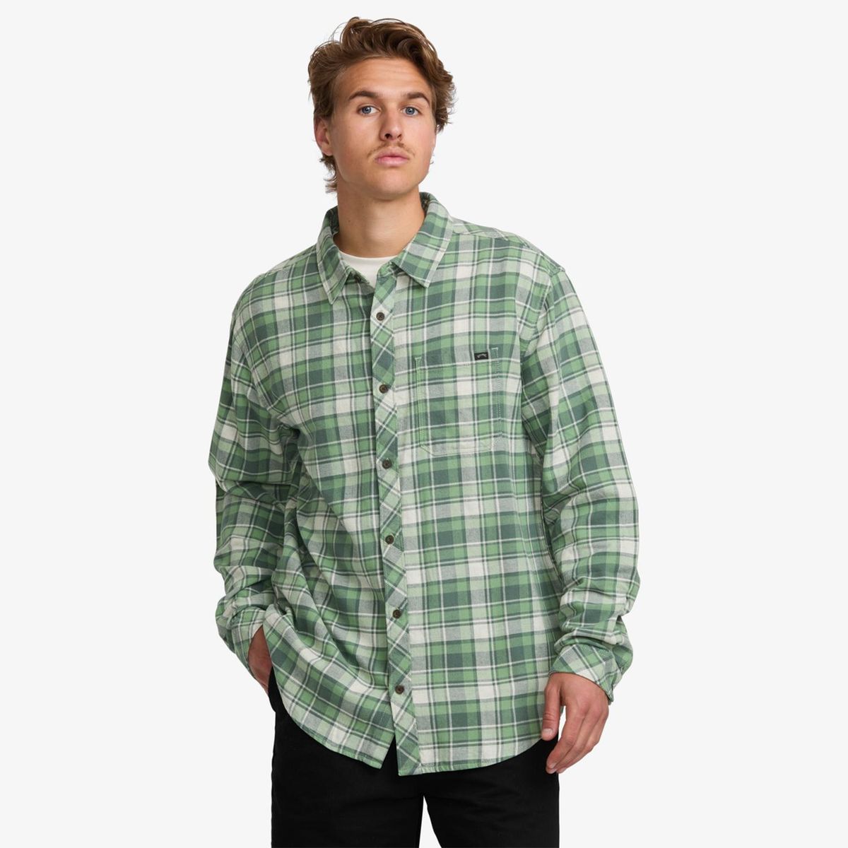 BILLABONG - Camisa Manga Larga 100% Algodón Casual Hombre Billabong