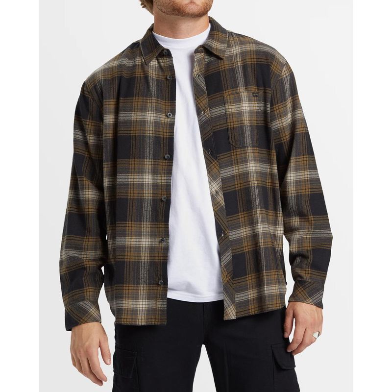 BILLABONG - Camisa Manga Larga 100% Algodón Casual Hombre Billabong