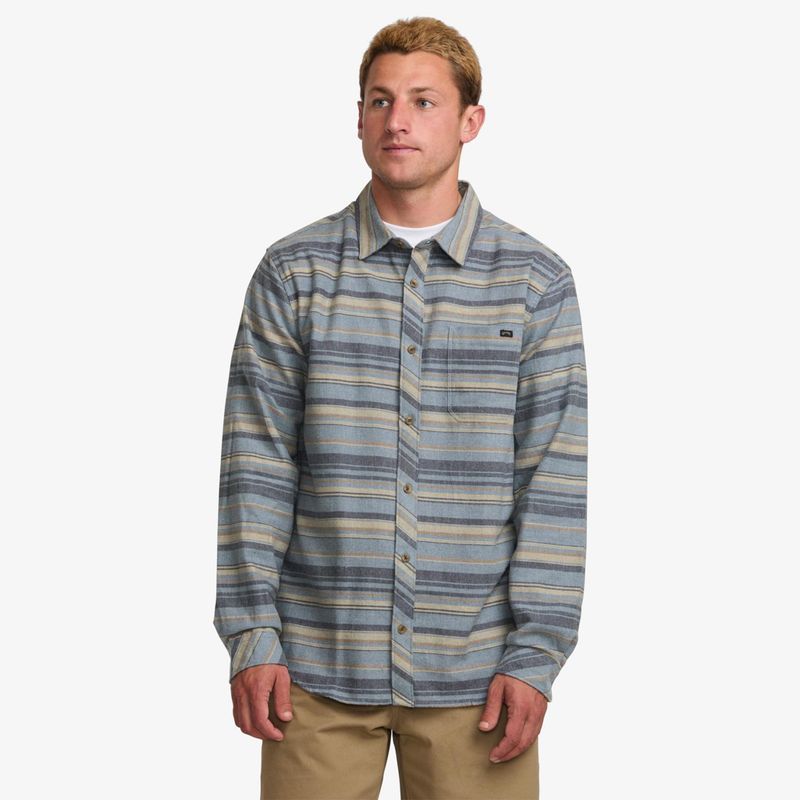 BILLABONG - Camisa Manga Larga 100% Algodón Casual Hombre Billabong