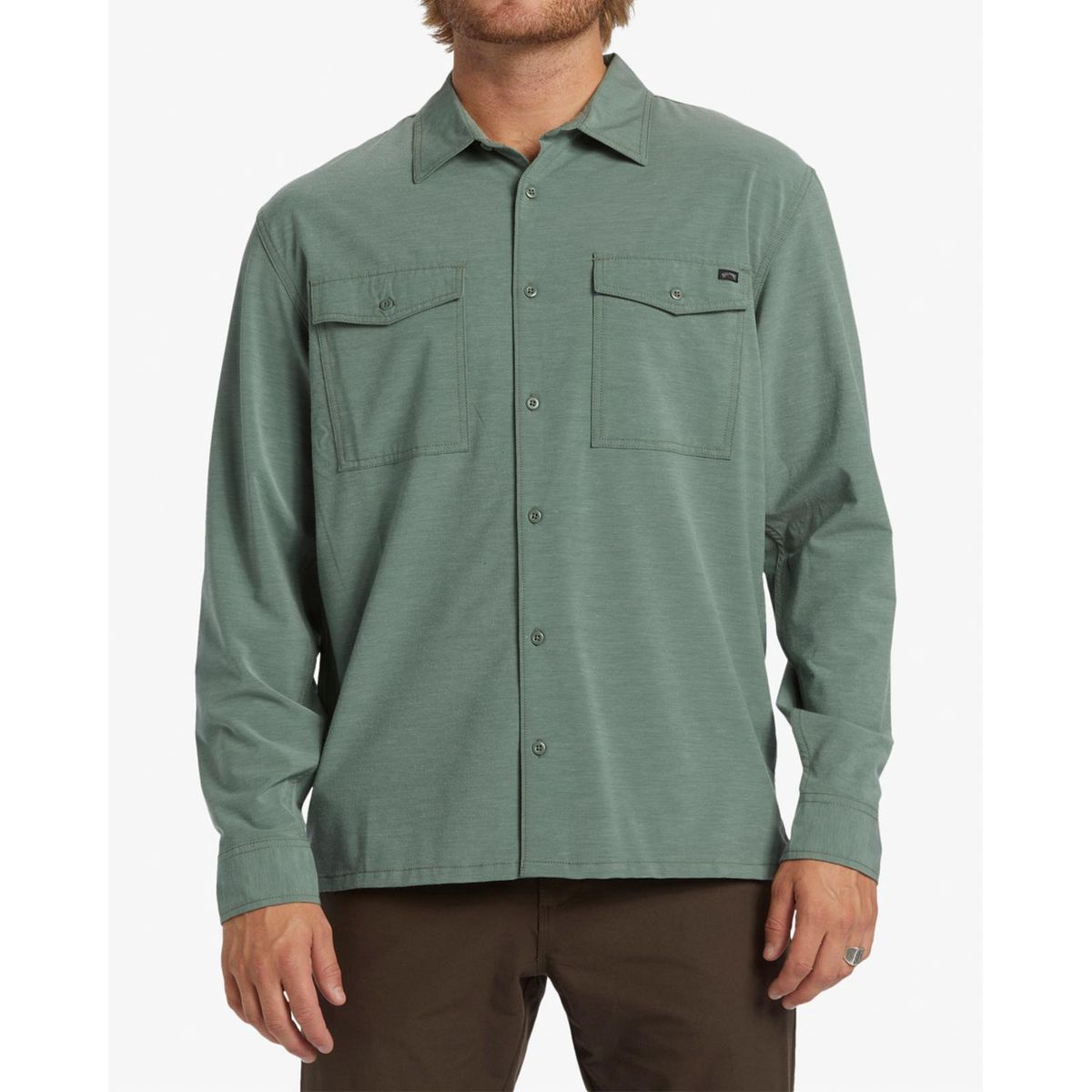 BILLABONG - Camisa Manga Larga 100% Algodón Casual Hombre Billabong