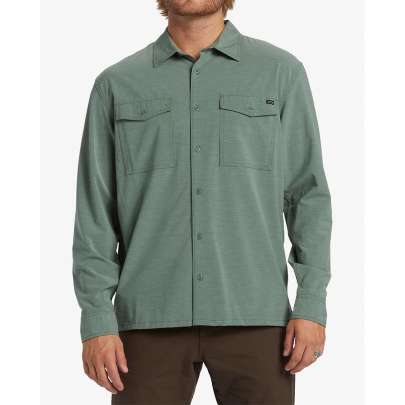 BILLABONG - Camisa Manga Larga 100% Algodón Casual Hombre Billabong